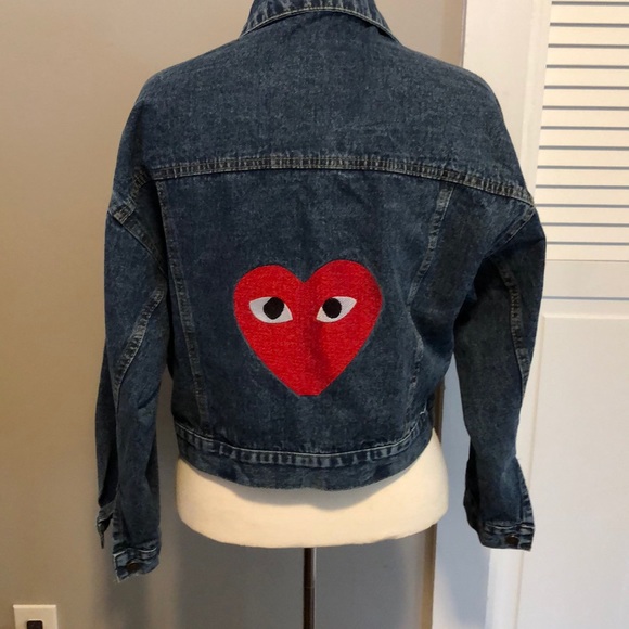 comme des garcon denim jacket